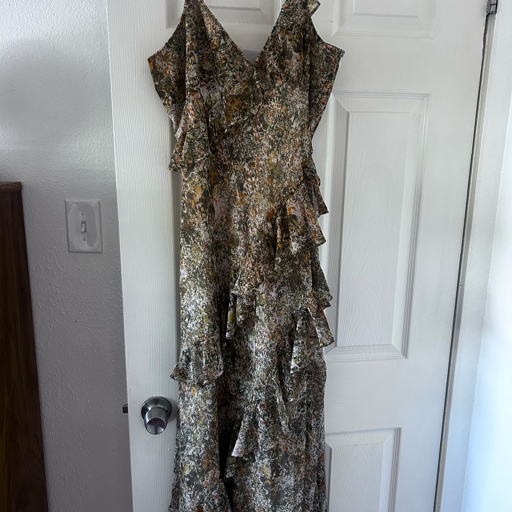 Floral Ruffle Maxi Dress - Picture 4 of 4